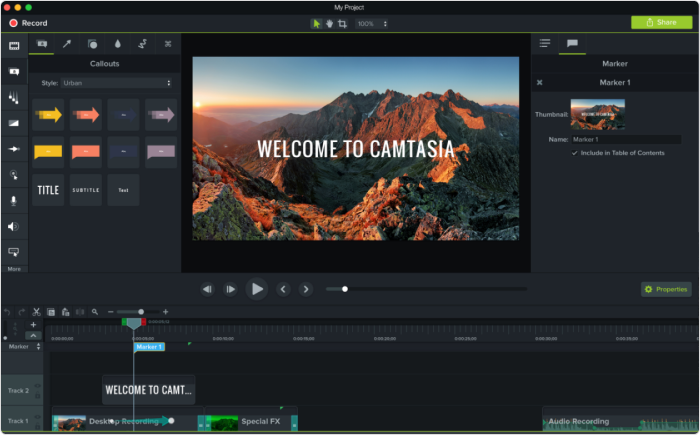 Camtasia Autorentool für Weiterbildung in Unternehmen