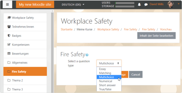 Moodle Moodle ist ein E-Learning-Anbieter für Unternehmen