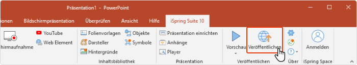 Veröffentlichen Veröffentlichen