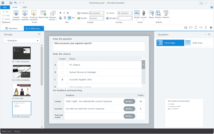 Articulate 360 SCORM-Software