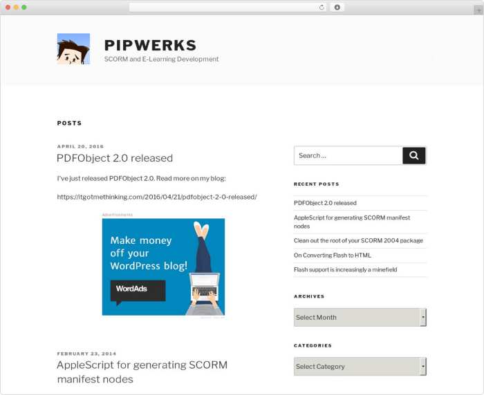 Pipwerks SCORM-Software