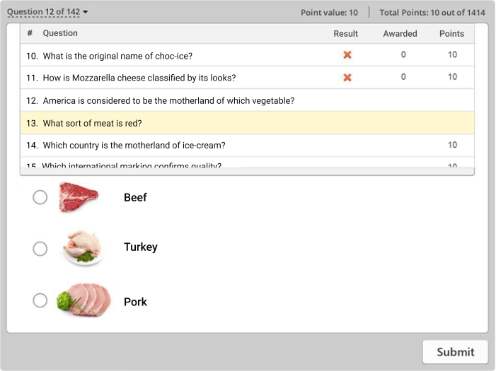 Interaktives Quiz in iSpring QuizMaker