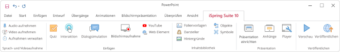 PowerPoint-Add-In iSpring Suite
