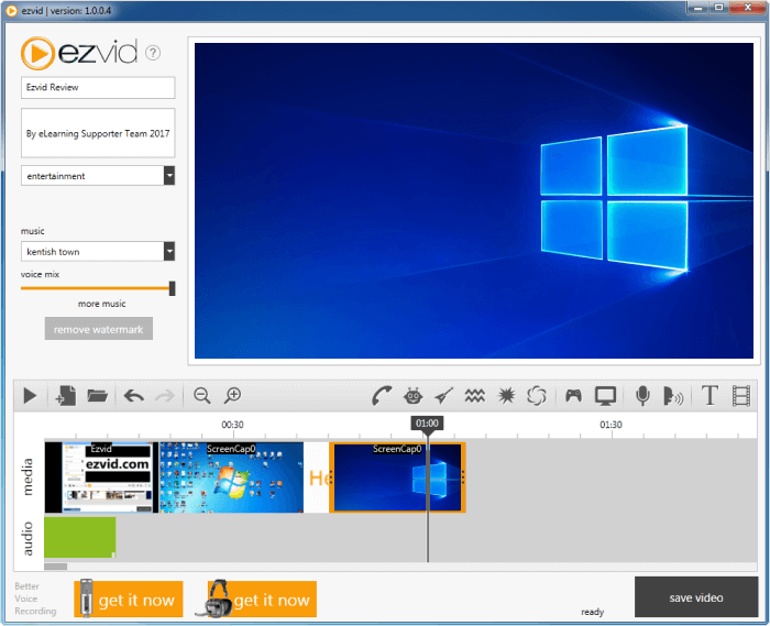 Ezvid - Bildschirmaufnahmeprogramm für Windows