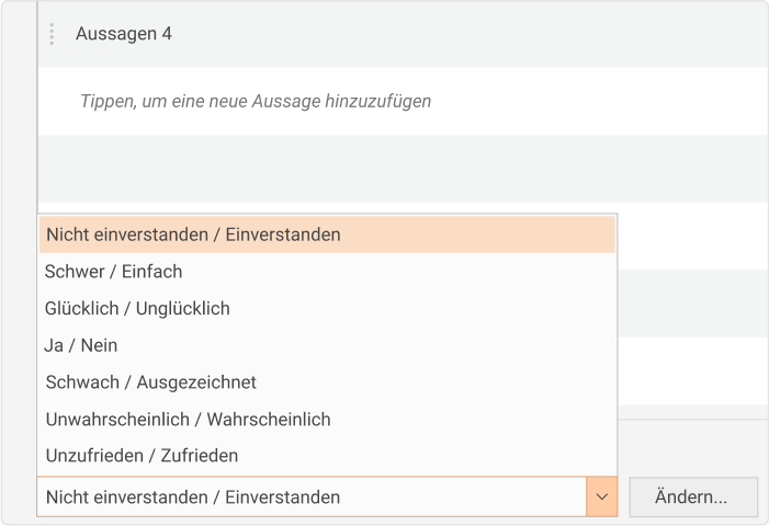 In 7 einfachen Schritten eine Likert-Skala-Umfrage erstellen