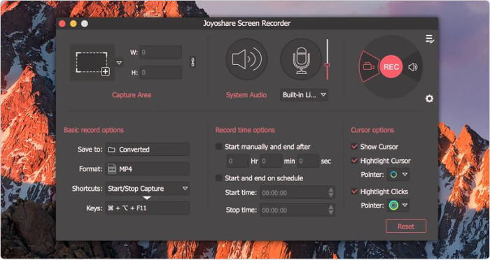 Joyoshare Screen Recorder