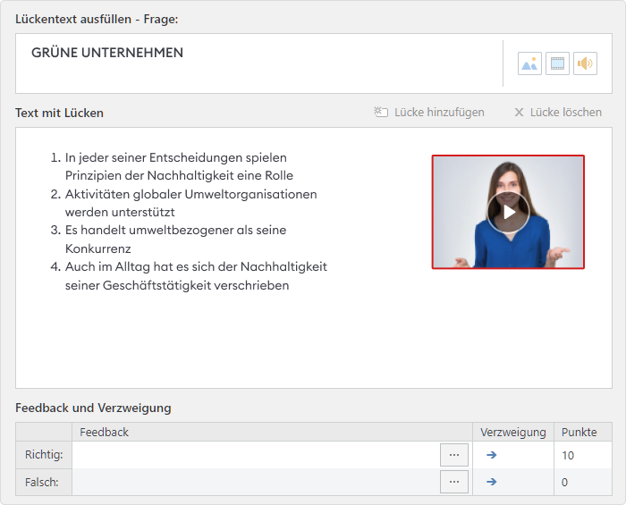 Hinzufügen von Videos zu den Fragen in iSpring Suite Hinzufügen von Videos zu den Fragen in iSpring Suite