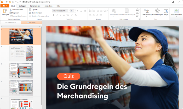 iSpring Suite Online-Quiz erstellen mit iSpring Suite