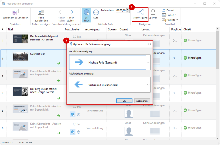 Schaltfläche Folieneigenschaften in der iSpring Suite