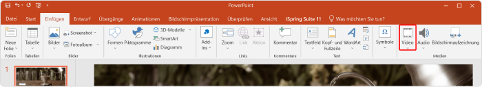 Kurs in iSpring Suite erstellt Kurs in iSpring Suite