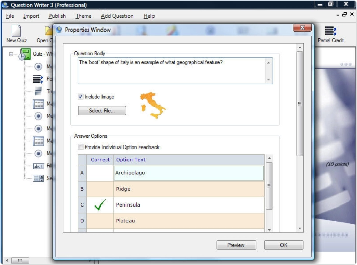 QuestionWriter HTML5 Online-Quiz erstellen mit QuestionWriter HTML5