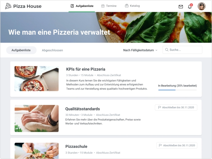 iSpring Learn iSpring Learn LMS-Software für Training on the Job