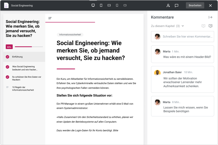 Sammeln Sie Feedback