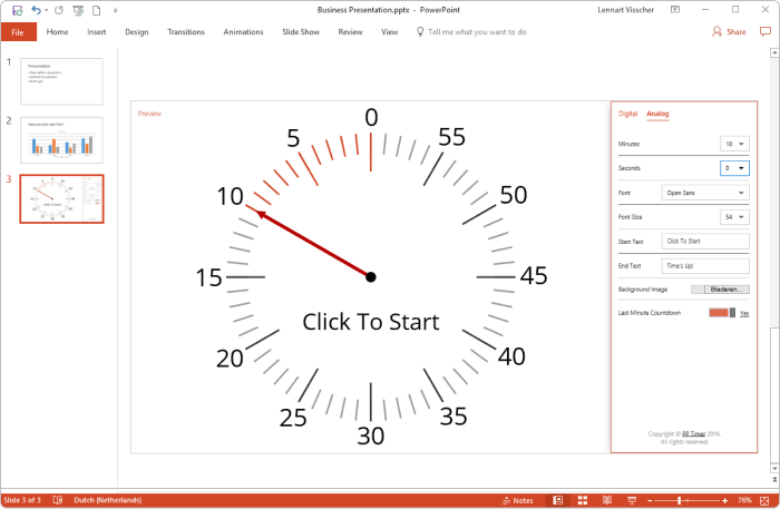 PP Timer PowerPoint Add-In