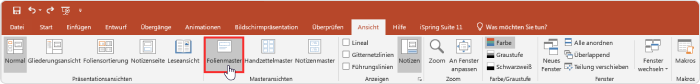 Folienmaster in PowerPoint