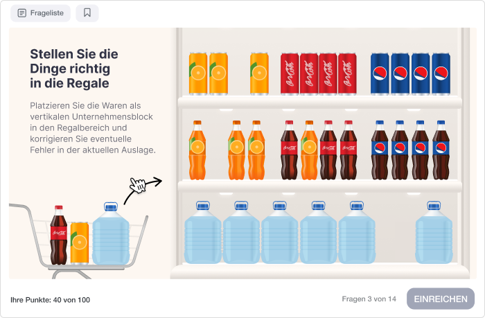 Drag-und-Drop Interaktionselement