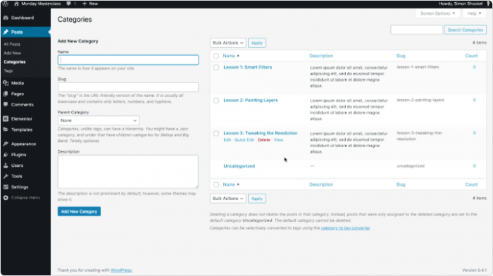 MasterClass online Kurs Plattform