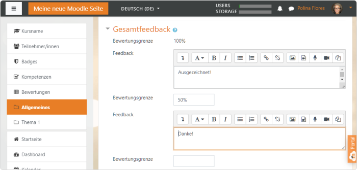 Moodle als LMS Online Kurse