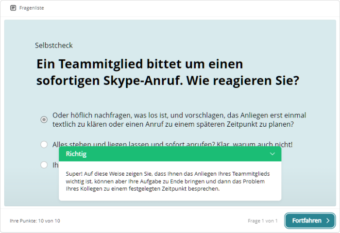 Ein Online-Quiz in iSpring Suite erstellen