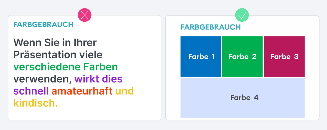 PowerPoint-Design: passende Farben wählen