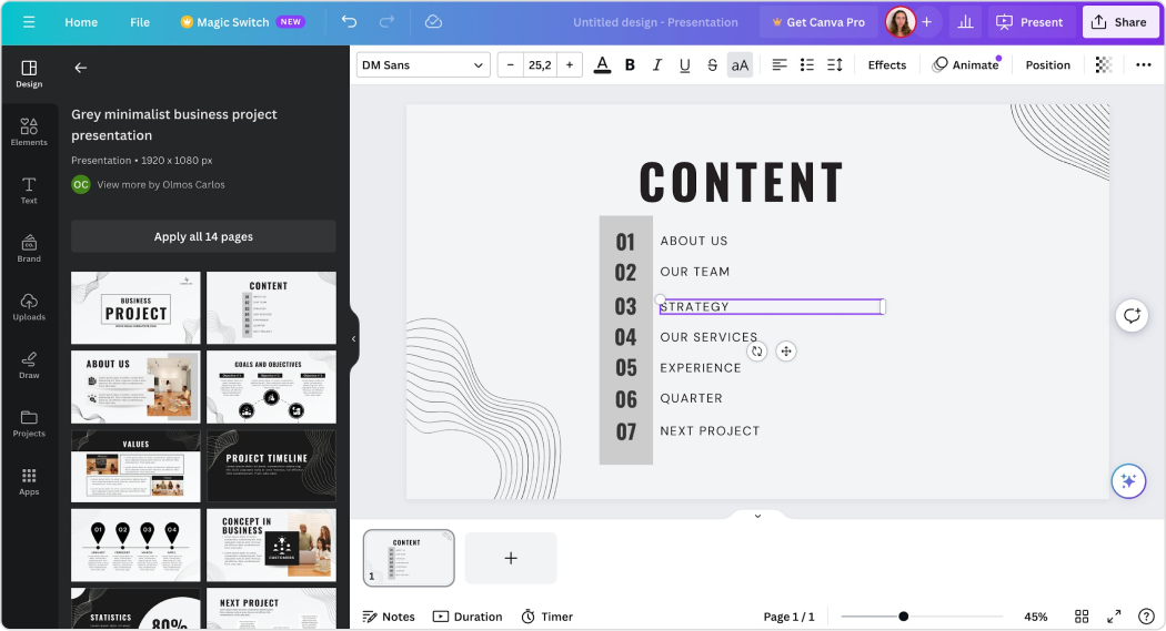 KI-PowerPoints mit Canva Magic Design erstellen