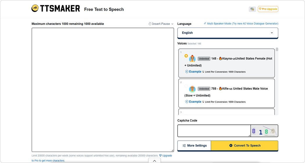 TTSMaker Text to Speech-Software TTSMaker