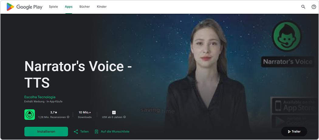 Narrator’s Voice Text to Speech-Software Narrator’s Voice