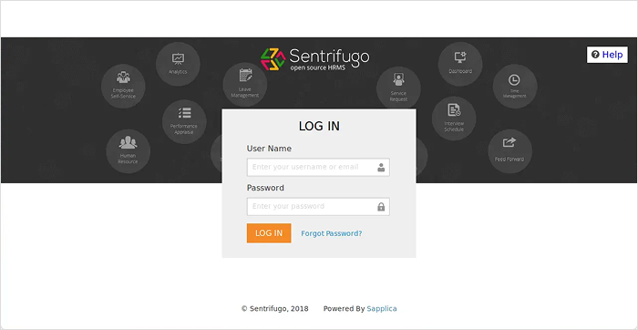 Sentrifugo Onboarding-Software