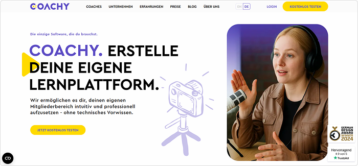 Coachy Online-Kurs-Plattform