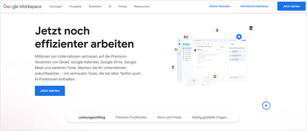 Google Workspace als Onboarding-Software