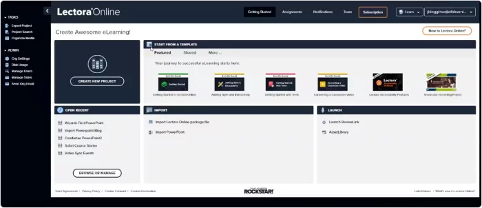 Lectora Onboarding-Software