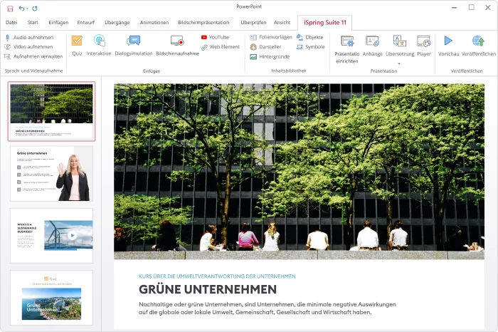 iSpring Suite ist eine Personalentwicklung Software