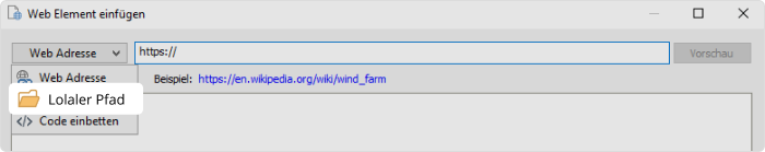 PowerPoint zusammenführen: Lokaler Pfad