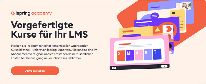 Web-Based-Training mit iSpring Academy