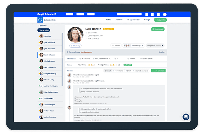 Qualifikationsmatrix-Software Talentsoft Learning