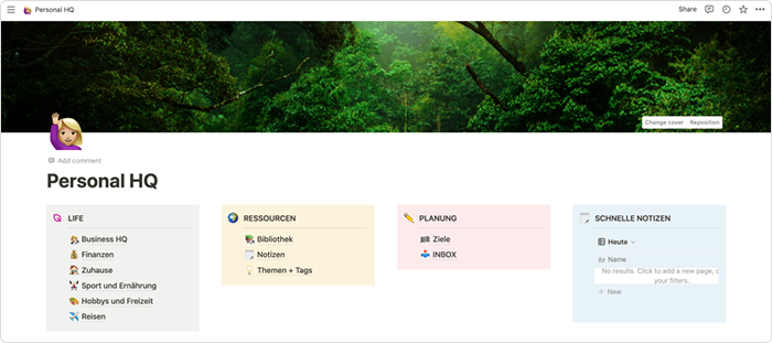 Zeitstrahl mit Notion erstellen