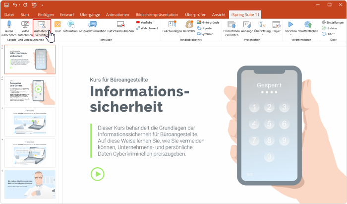 iSpring Suite AI Screencast Video Software