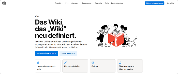 Notion Wissensdatenbank-Software