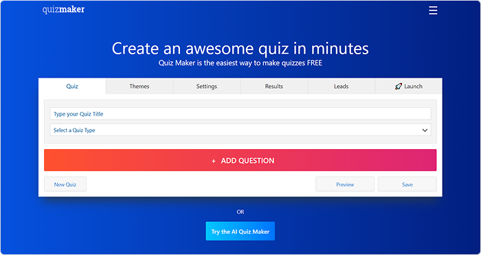 Quiz mit Quiz Maker erstellen