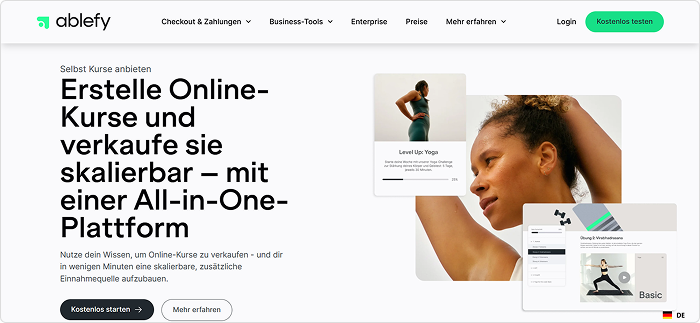 Online-Kurs mit ablefy erstellen