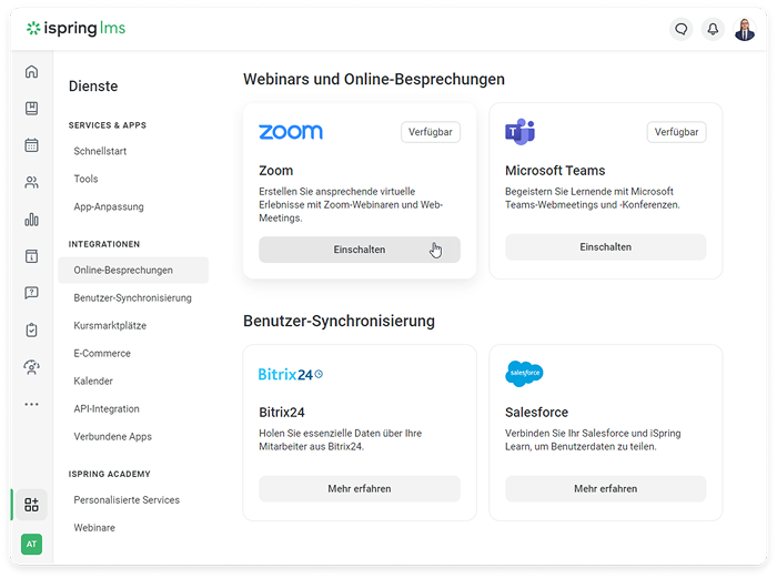 Zoom-Integration Soft Skills: Zoom-Integration