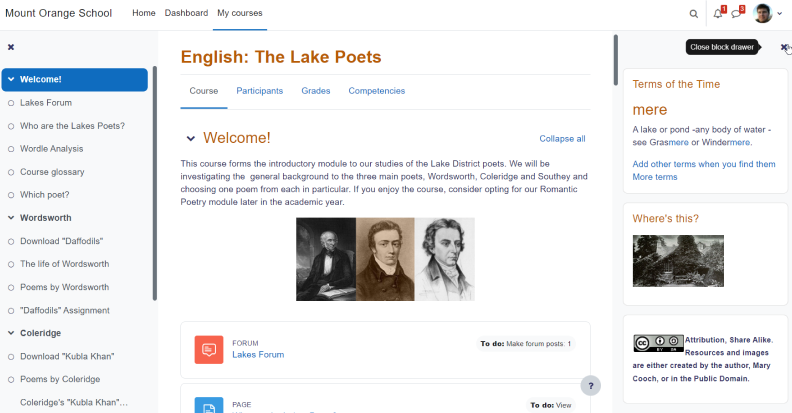 Moodle LMS-System Moodle