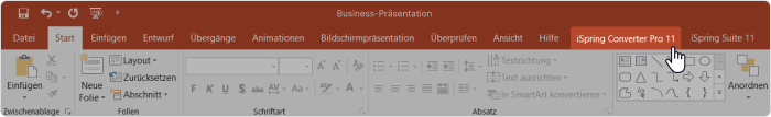 iSpring Converter Pro PowerPoint mit iSpring Converter Pro komprimieren