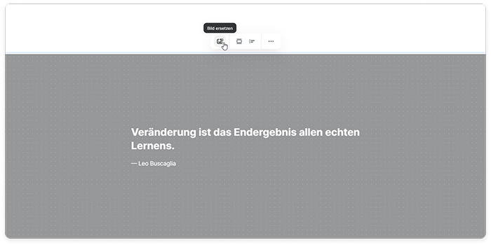 Hintergrundbild wählen Text in Bild einfügen: Hintergrundbild wählen